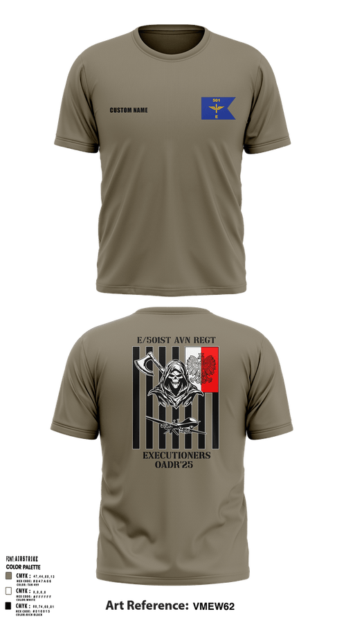 Short Sleeve Performance Shirt, E 501st 1AD, CAB AVMX, Army, Teamtime, Team time, sublimation, custom sports apparel, team uniforms, spirit wear, spiritwear, sports uniforms, custom shirts, team store, custom team store, fundraiser sports, apparel fundraiser