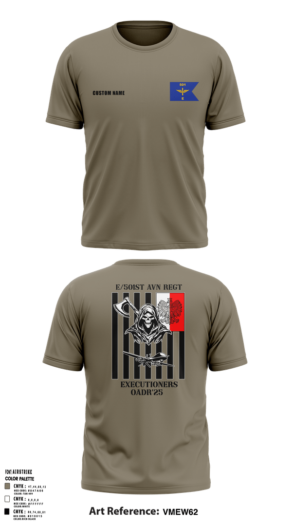 Short Sleeve Performance Shirt, E 501st 1AD, CAB AVMX, Army, Teamtime, Team time, sublimation, custom sports apparel, team uniforms, spirit wear, spiritwear, sports uniforms, custom shirts, team store, custom team store, fundraiser sports, apparel fundraiser