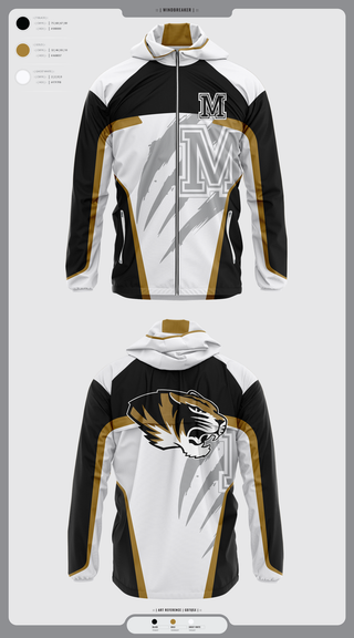 Windbreaker, Marceline Tigers, , Teamtime, Team time, sublimation, custom sports apparel, team uniforms, spirit wear, spiritwear, sports uniforms, custom shirts, team store, custom team store, fundraiser sports, apparel fundraiser