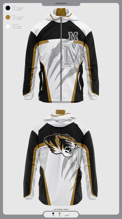 Marceline Tigers 63327154 Windbreaker - 3