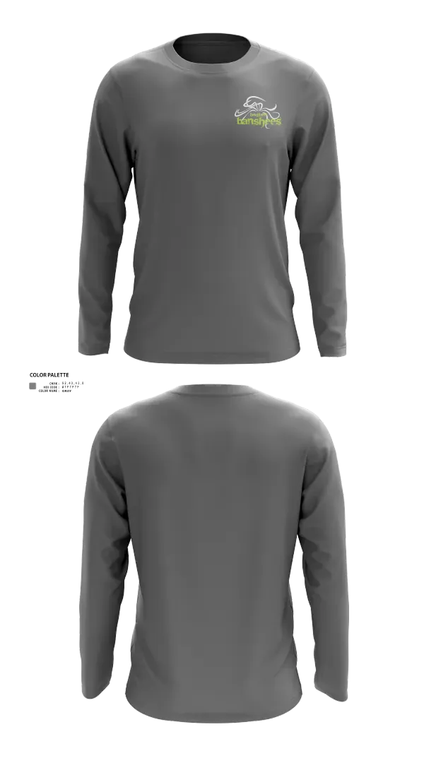 Long Sleeve Performance Shirt, Boston Banshees, Football, Teamtime, Team time, sublimation, custom sports apparel, team uniforms, spirit wear, spiritwear, sports uniforms, custom shirts, team store, custom team store, fundraiser sports, apparel fundraiser