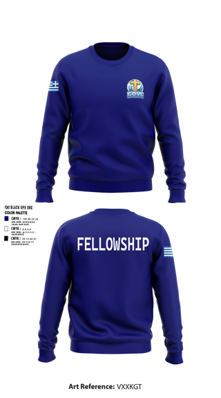 Greek Orthodox Volleyball League 97213591 Crew Neck Sweatshirt - 2