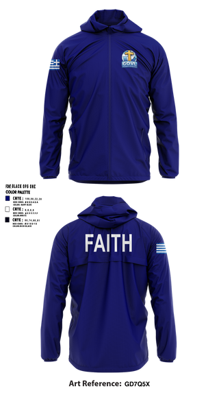 Greek Orthodox Volleyball League 97213591 Windbreaker - 1