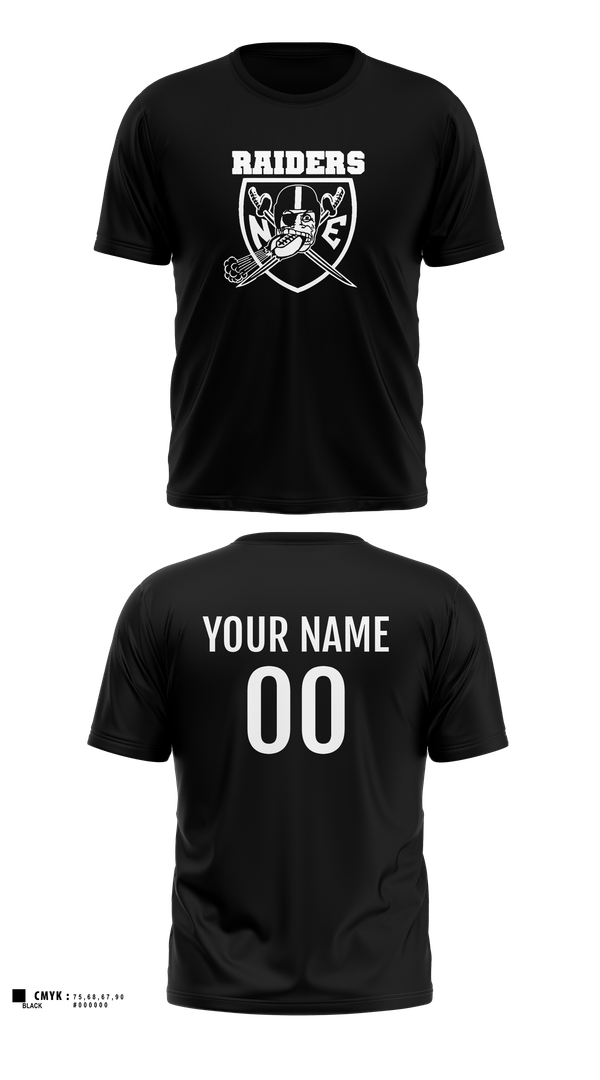 Old School Cotton Feel Shirt, NE Raiders, , Teamtime, Team time, sublimation, custom sports apparel, team uniforms, spirit wear, spiritwear, sports uniforms, custom shirts, team store, custom team store, fundraiser sports, apparel fundraiser