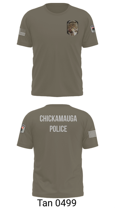 Chickamauga Police 51367773 Old School Cotton Feel Shirt - 67