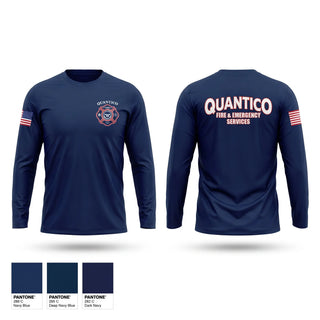 Long Sleeve Performance Shirt, Quantico Fire and Emergency Services, Fire Department, Teamtime, Team time, sublimation, custom sports apparel, team uniforms, spirit wear, spiritwear, sports uniforms, custom shirts, team store, custom team store, fundraiser sports, apparel fundraiser