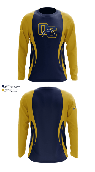 Long Sleeve Performance Shirt, Oakmont chargers, , Teamtime, Team time, sublimation, custom sports apparel, team uniforms, spirit wear, spiritwear, sports uniforms, custom shirts, team store, custom team store, fundraiser sports, apparel fundraiser