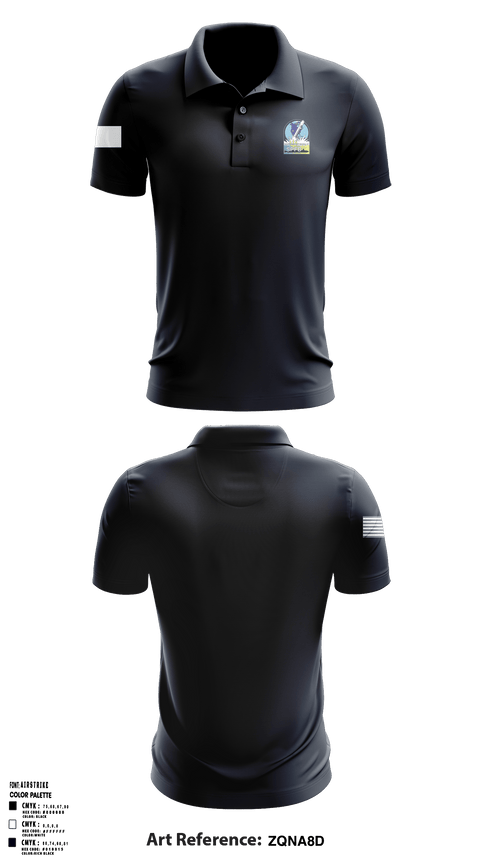 PMO SSP Flight Systems Short Sleeve Performance Polo -23