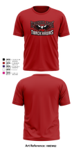 Carolina Track Hawks Short Sleeve Performance Shirt - 20