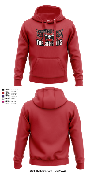 Carolina Track Hawks Hoodie - 9