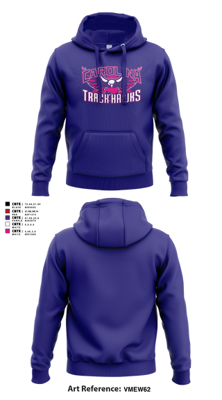 Carolina Track Hawks Hoodie - 7