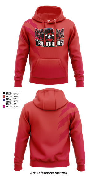Carolina Track Hawks Hoodie - 9