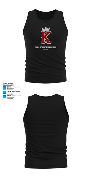 Tank Top, Kings Regiment Marching Band, , Teamtime, Team time, sublimation, custom sports apparel, team uniforms, spirit wear, spiritwear, sports uniforms, custom shirts, team store, custom team store, fundraiser sports, apparel fundraiser