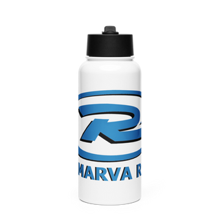 Delmarva Rush Stainless Steel Water Bottle with a Straw Lid