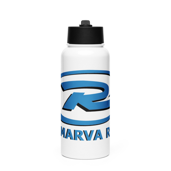 Delmarva Rush Stainless Steel Water Bottle with a Straw Lid