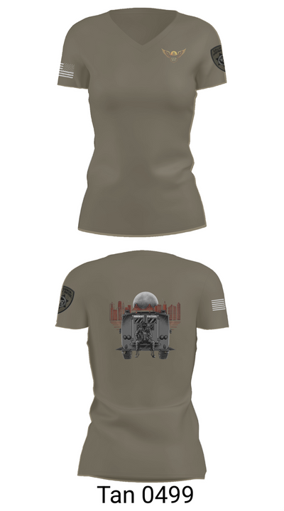 CHP- GGD WST 25577608 Women's Short Sleeve V-neck Shirt - 65