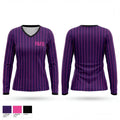 F.A.F.O 48006283 Women's Long Sleeve V-neck Shirt - 1