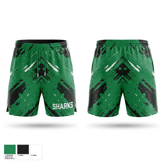 Athletic Shorts With Pockets, Sharks, Men's Soccer, Teamtime, Team time, sublimation, custom sports apparel, team uniforms, spirit wear, spiritwear, sports uniforms, custom shirts, team store, custom team store, fundraiser sports, apparel fundraiser