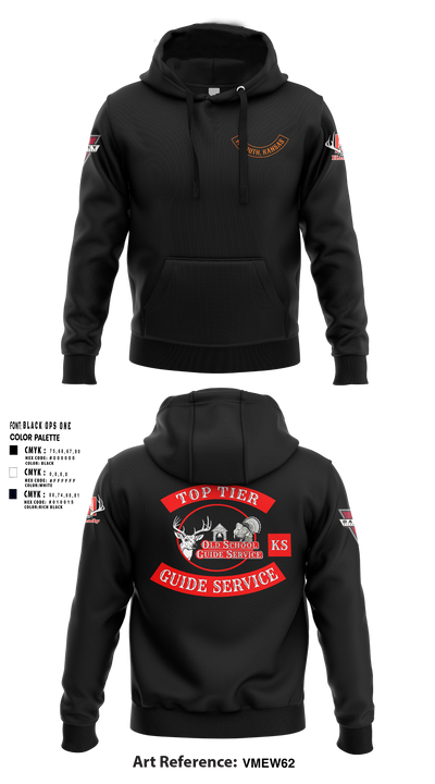 Old School Guide Service 17120753 Hoodie - 5