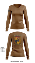 USS JEFFERSON CITY 86989980 Women's Long Sleeve V-neck Shirt - 1
