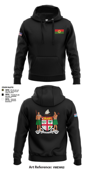 Hoodie, Republic Of Fiji Military Forces, Army, Teamtime, Team time, sublimation, custom sports apparel, team uniforms, spirit wear, spiritwear, sports uniforms, custom shirts, team store, custom team store, fundraiser sports, apparel fundraiser