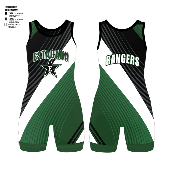 Estacada High School Wrestling Wrestling Singlet - 3