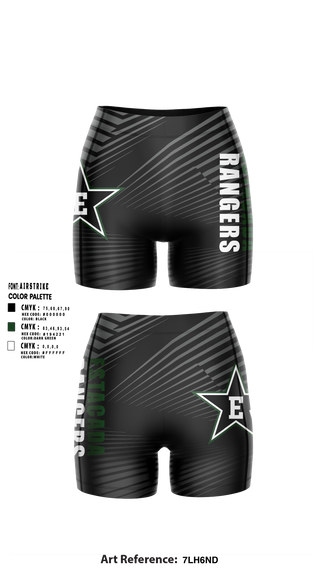 Estacada High School Wrestling Women's Compression Shorts - 1