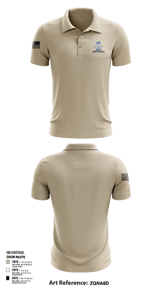 Minot First Sergeants Short Sleeve Performance Polo - 11