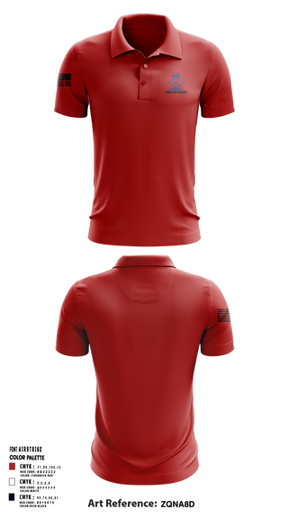 Minot First Sergeants Short Sleeve Performance Polo - 13
