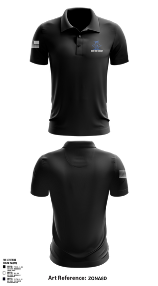 Minot First Sergeants Short Sleeve Performance Polo - 5