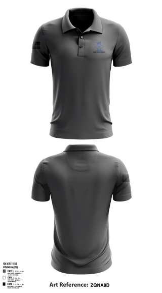 Minot First Sergeants Short Sleeve Performance Polo - 7
