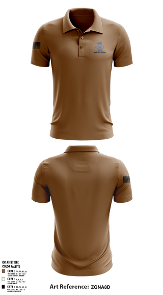 Minot First Sergeants Short Sleeve Performance Polo - 8