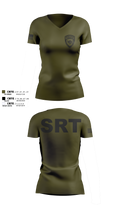 Southern Maine Special Response Team Women's Short Sleeve V-neck Shirt - 106