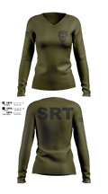 Southern Maine Special Response Team Women's Long Sleeve V-neck Shirt - 106