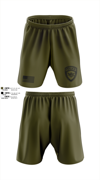 Southern Maine Special Response Team Athletic Shorts With Pockets - 106