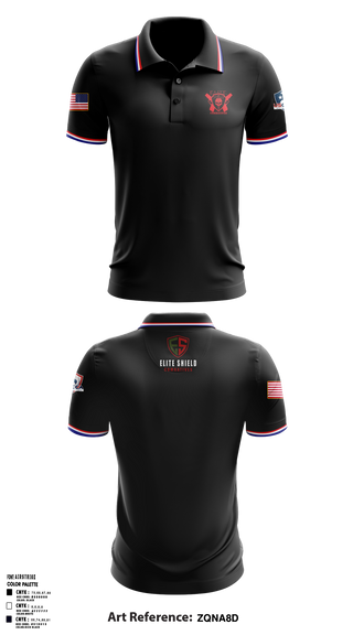 Elite Shield Combatives Short Sleeve Performance Polo - 5