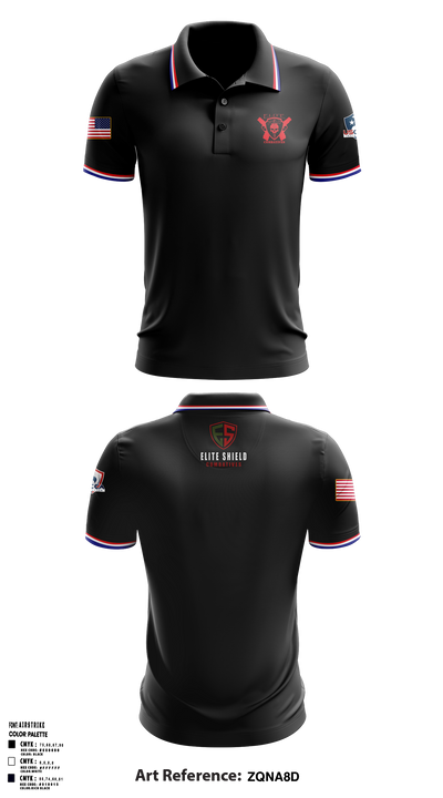Elite Shield Combatives Short Sleeve Performance Polo - 5