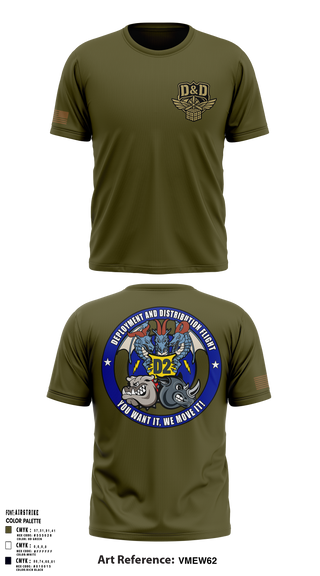 96 LRS D Flight Short Sleeve Performance Shirt - 3
