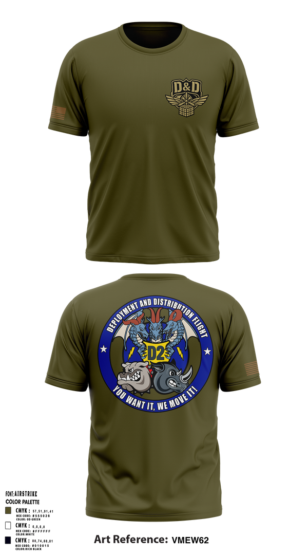 96 LRS D Flight Short Sleeve Performance Shirt - 3