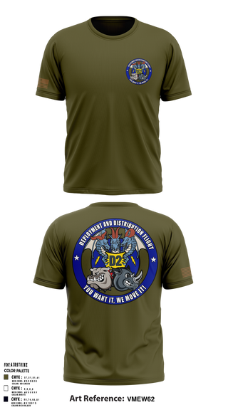 96 LRS D Flight Short Sleeve Performance Shirt - 4