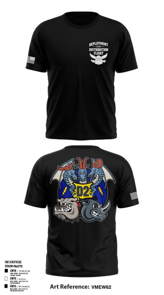 96 LRS D Flight Short Sleeve Performance Shirt - 6