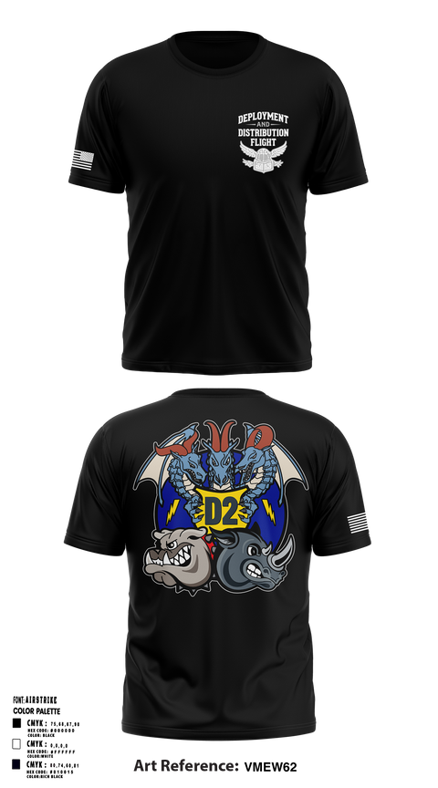 96 LRS D Flight Short Sleeve Performance Shirt - 6