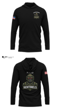 Fredericksburg Army Recruiting Long Sleeve Performance Shirt with hood - 4