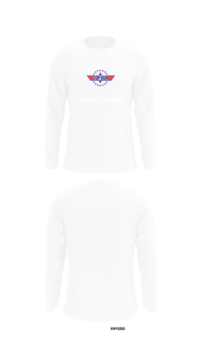 Lake City Thunder 75330803 Long Sleeve Performance Shirt 8