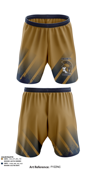 Antonito Trojans Athletic Shorts With Pockets - 6