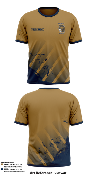 Antonito Trojans Soft Poly Tee Cotton Like Feel - 6