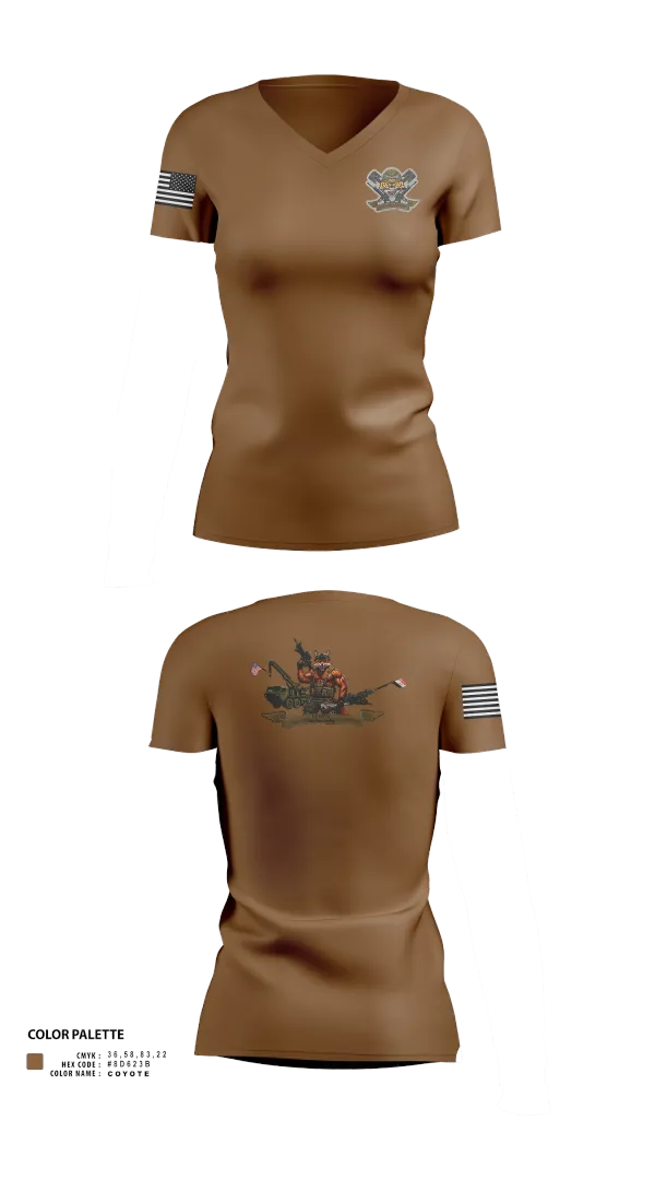 Womens Short Sleeve Vneck Shirt, 3-6 Fox Co., Army, Teamtime, Team time, sublimation, custom sports apparel, team uniforms, spirit wear, spiritwear, sports uniforms, custom shirts, team store, custom team store, fundraiser sports, apparel fundraiser