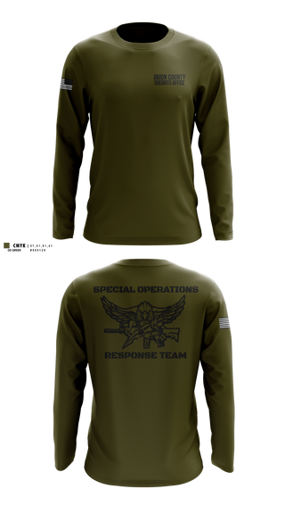 Obion County Sheriffs Office Long Sleeve Performance Shirt - 101