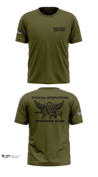 Obion County Sheriffs Office Old School Cotton Feel Shirt - 101