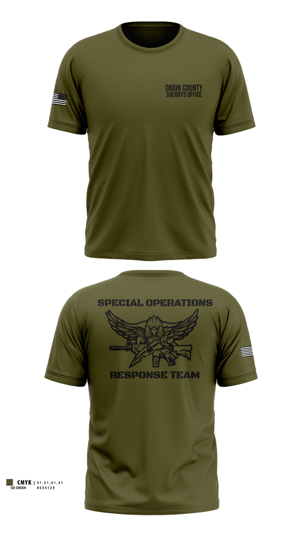 Obion County Sheriffs Office Short Sleeve Performance Shirt - 101